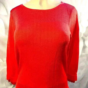 Worthington Women’s Red Long Sleeve Shirt
